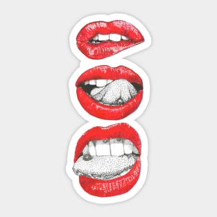 Feminine lips Sticker